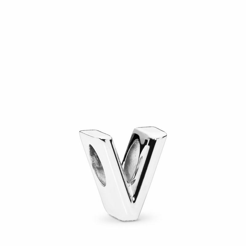 Pandora Letter V Charm Ireland - Sterling Silver - 794835SBY